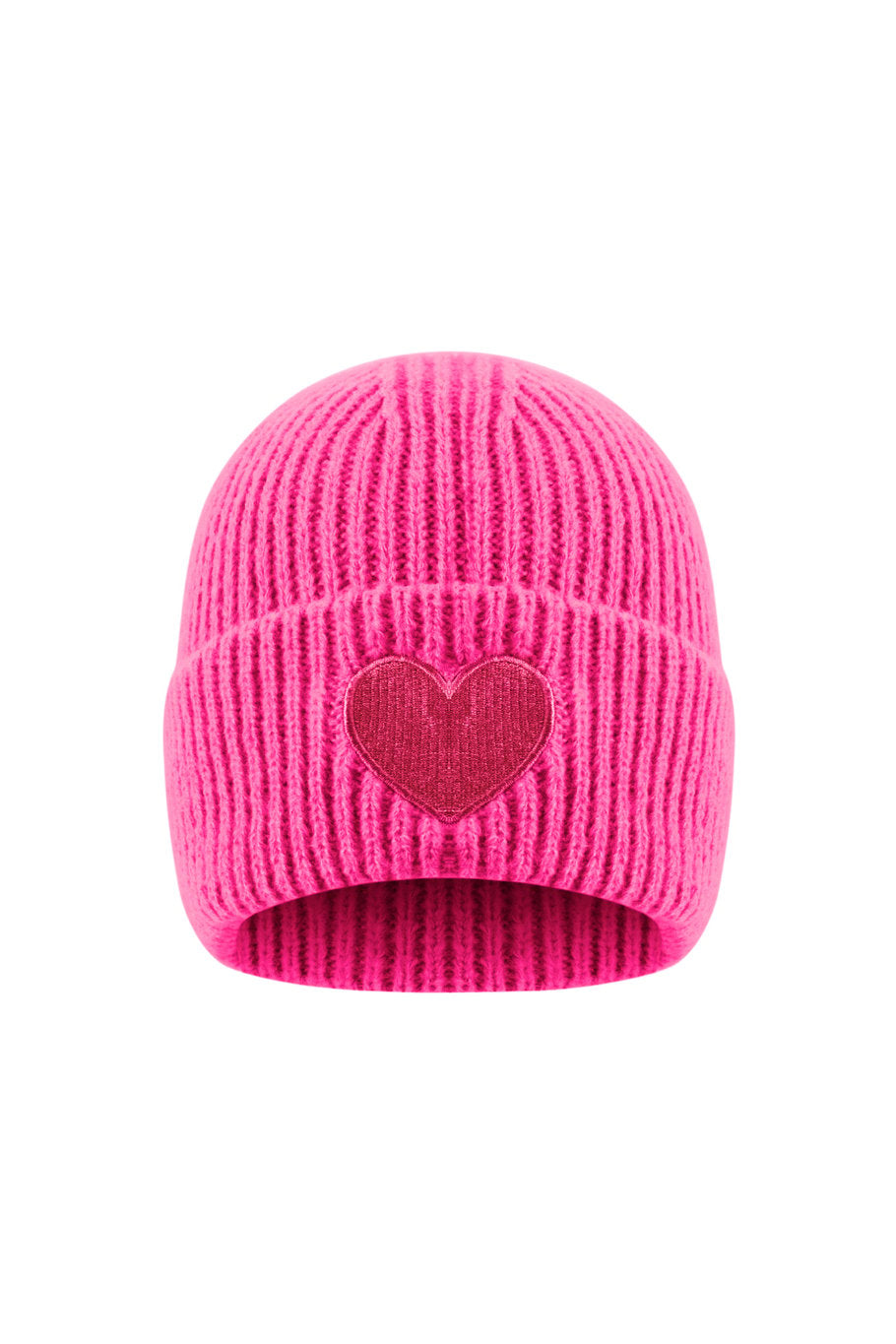 Hartjes muts fuchsia
