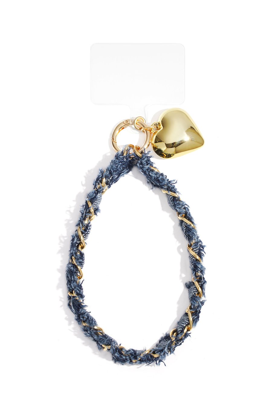 Telefoonkoord Denim gold