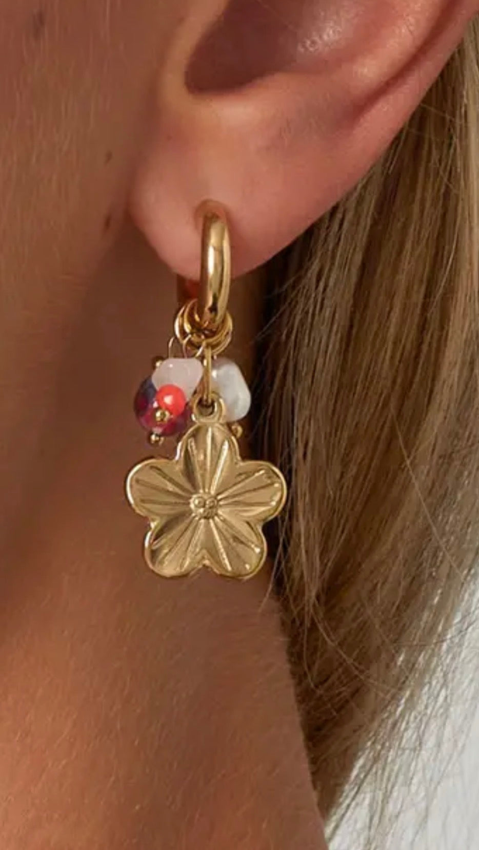 Oorbellen Flower Casual