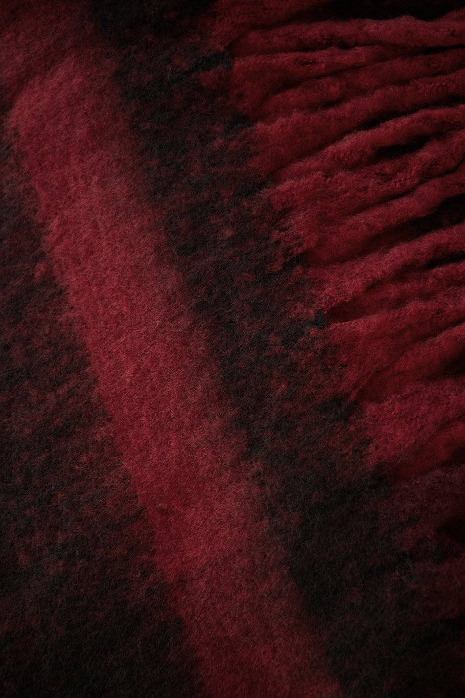 Winter scarf Bordeaux