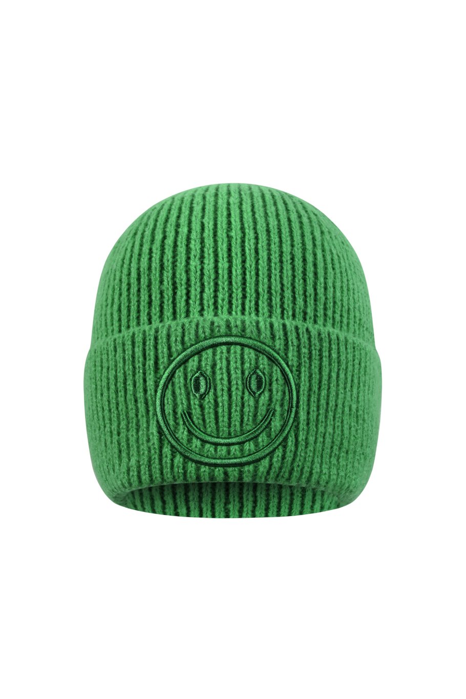 Smiley muts groen