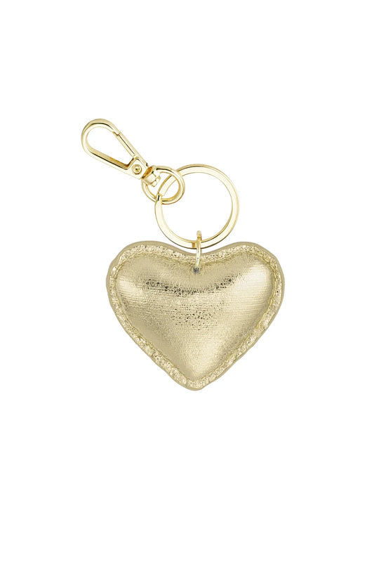 Keychain hart goud