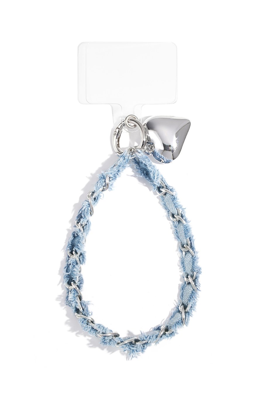 Telefoonkoord Denim Silver