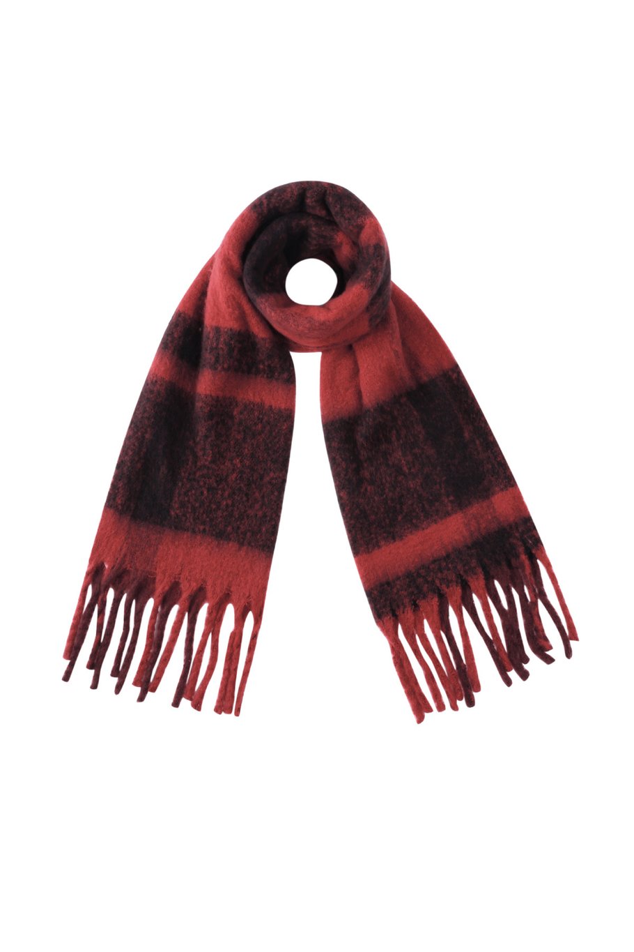 Winter scarf Bordeaux