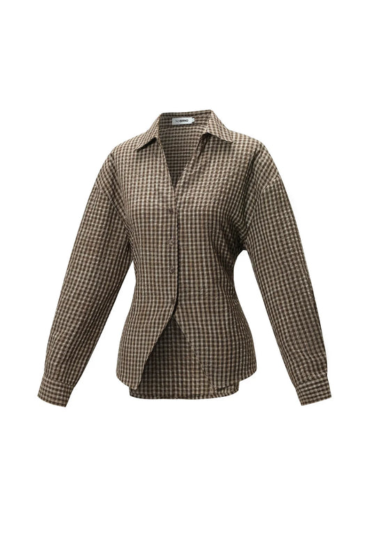 Blouse Ted dark Brown