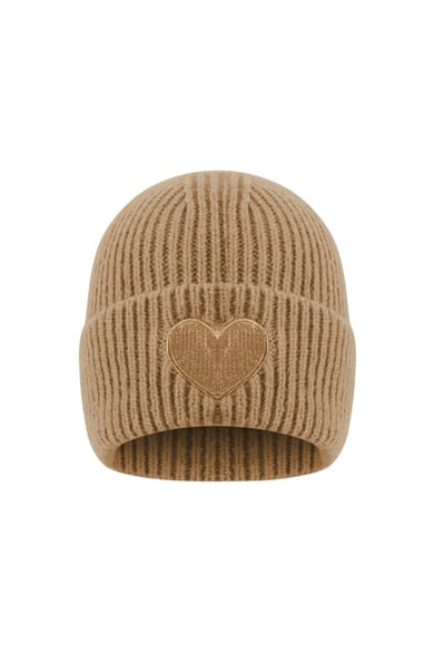 Hartjes muts bruin