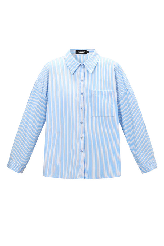 Blouse Chicago Lichtblauw